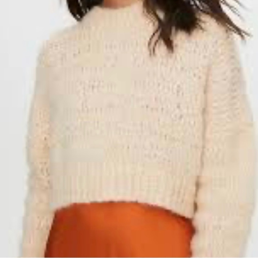 Aritzia Cream Knit Sweater